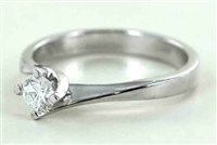 Ringe Guerretta Gioielli Dame Solitario Diamante in Weißgold Diamante 0.15 Ct GUERR04 - GUERR04